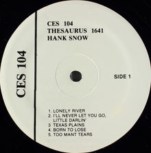 Hank Snow : Thesaurus 1641 / Thesaurus 1657 (LP,Compilation)