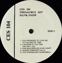 Hank Snow : Thesaurus 1641 / Thesaurus 1657 (LP,Compilation)