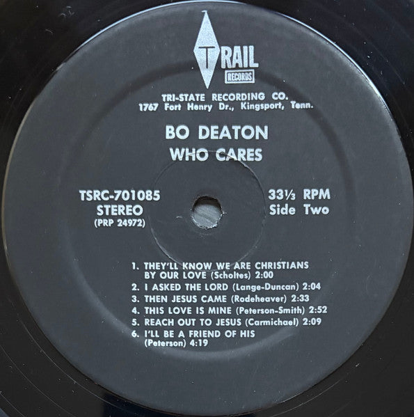 Bo Deaton : Who Cares? (LP,Album,Stereo)