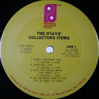 O'Jays, The : Collectors' Items (LP,Compilation)