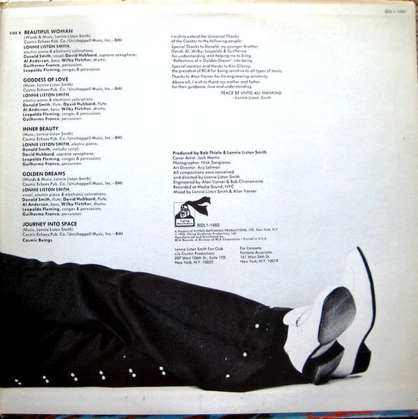 Lonnie Liston Smith And The Cosmic Echoes : Reflections Of A Golden Dream (LP,Album,Stereo)