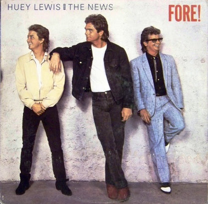 Huey Lewis & The News : Fore! (LP,Album,Stereo)