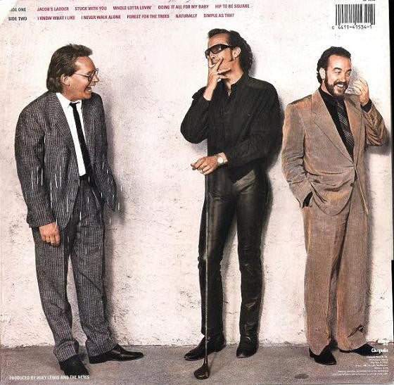 Huey Lewis & The News : Fore! (LP,Album,Stereo)