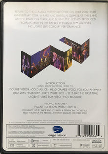 Foreigner : All Access Tonight, Live In Concert 25 (NTSC)