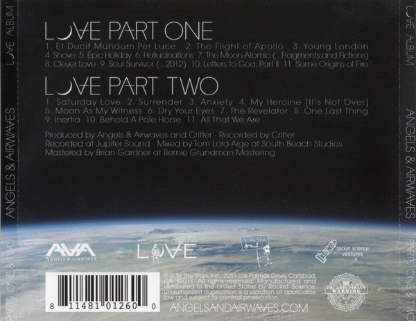 Angels & Airwaves : Love Album Parts One & Two (Compilation)