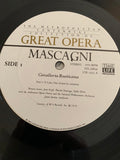 Pietro Mascagni • Ruggiero Leoncavallo • Amilcare Ponchielli • Umberto Giordano : Italian Verismo (Scenes from Cavalleria Rusticana – Pagliacci – La Gioconda – Andrea Chénier) (LP)