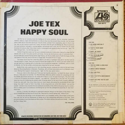 Joe Tex : Happy Soul (LP,Album)