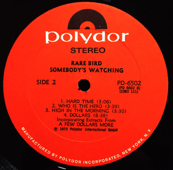 Rare Bird : Somebody's Watching (LP,Album)