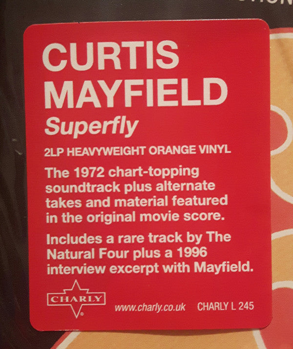 Curtis Mayfield : Superfly (The Original Motion Picture Soundtrack) (LP,Album,Limited Edition,Reissue)