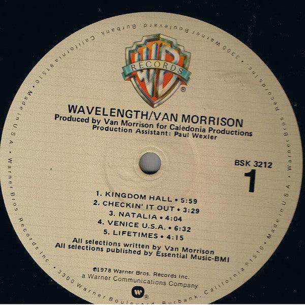 Van Morrison : Wavelength (LP,Album)