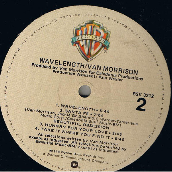 Van Morrison : Wavelength (LP,Album)