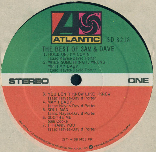Sam & Dave : The Best Of Sam & Dave (LP,Compilation,Reissue)