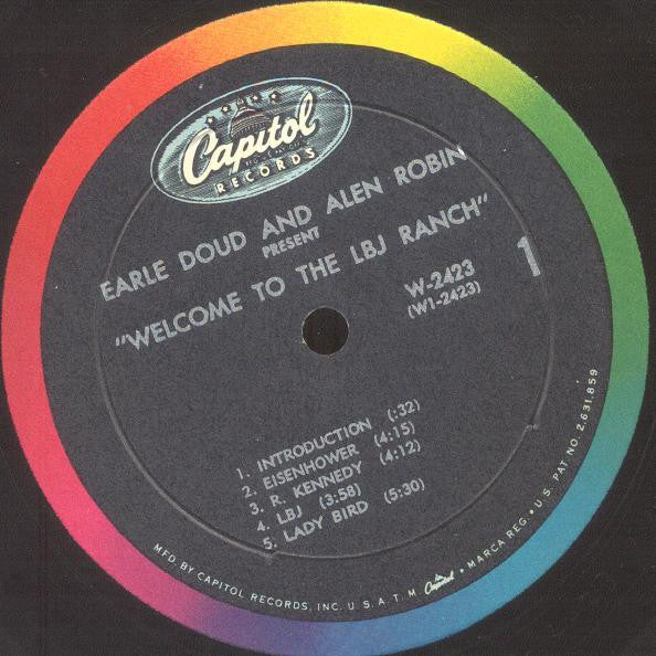 Earle Doud And Alen Robin : Welcome To The LBJ Ranch! (LP,Mono)