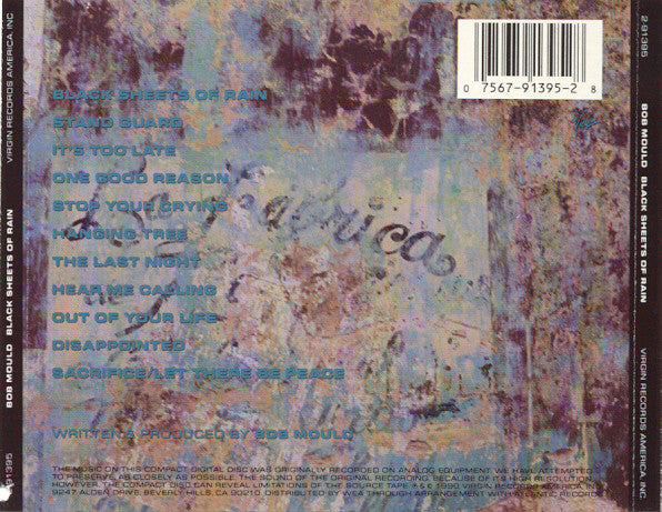 Bob Mould : Black Sheets Of Rain (Album)