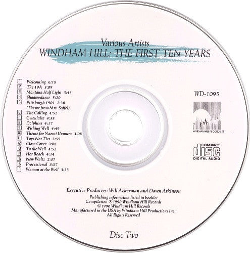 Various : Windham Hill: The First Ten Years (Compilation)