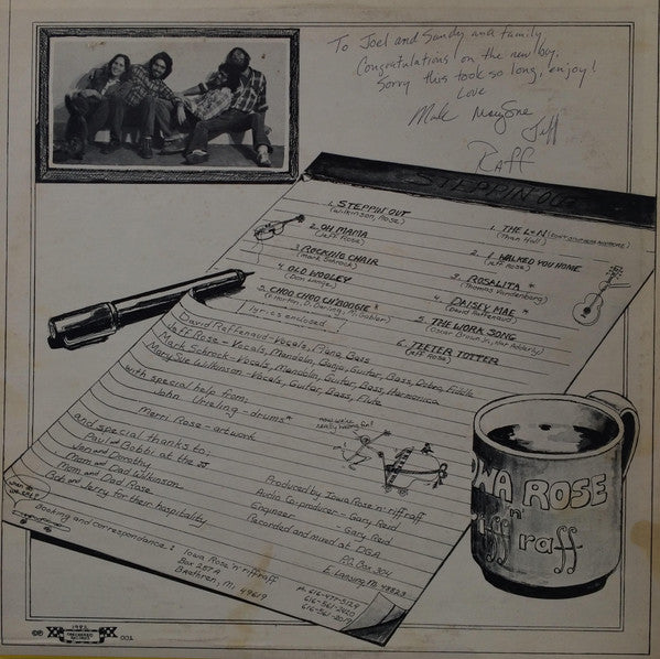 Iowa Rose : Steppin' Out (LP,Album)