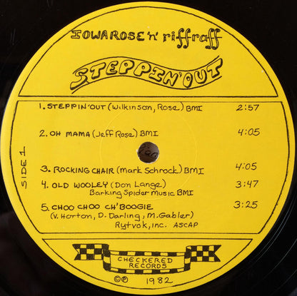 Iowa Rose : Steppin' Out (LP,Album)