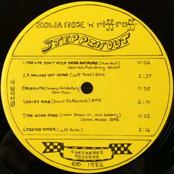 Iowa Rose : Steppin' Out (LP,Album)