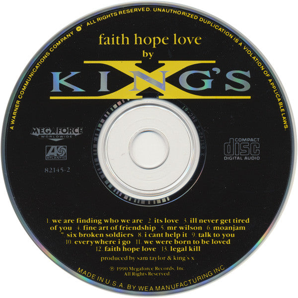 King's X : Faith Hope Love (Album)