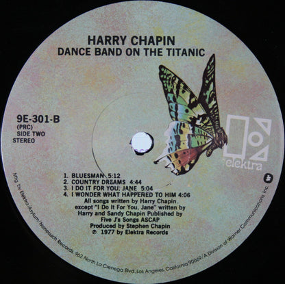 Harry Chapin : Dance Band On The Titanic (LP,Album)