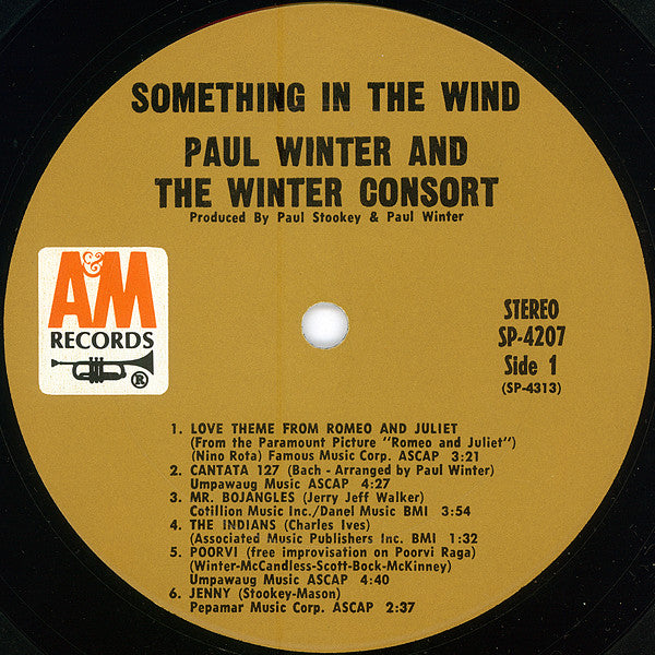 Paul Winter (2) And Winter Consort, The : Something In The Wind (LP,Album,Stereo)