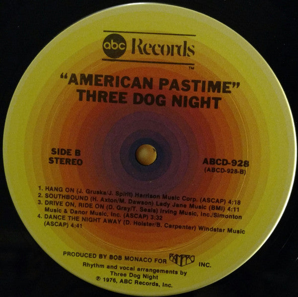 Three Dog Night : American Pastime (LP,Album)