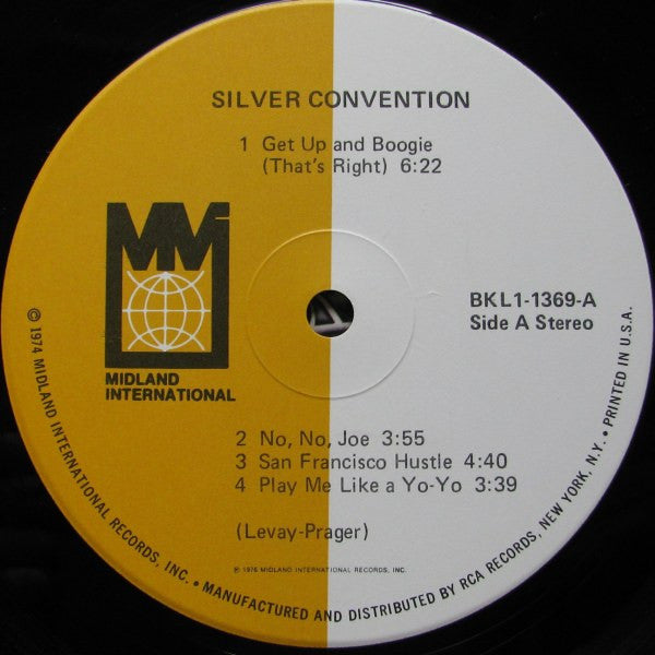 Silver Convention : Silver Convention (LP,Album)