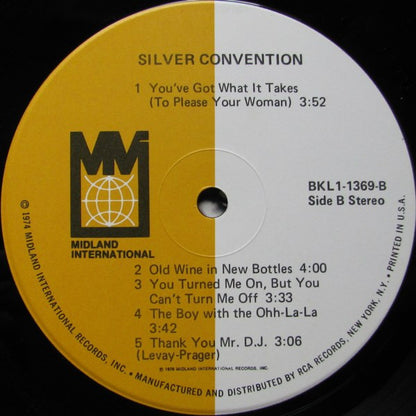 Silver Convention : Silver Convention (LP,Album)