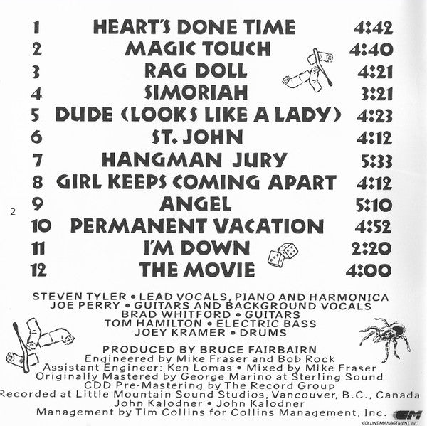 Aerosmith : Permanent Vacation (Album)