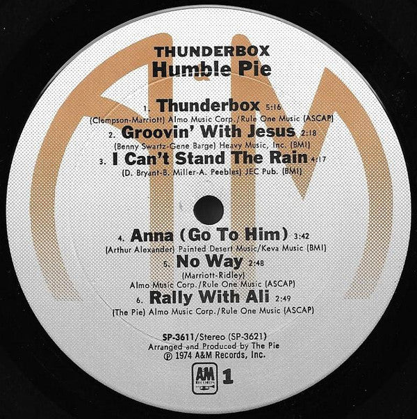 Humble Pie : Thunderbox (LP,Album)