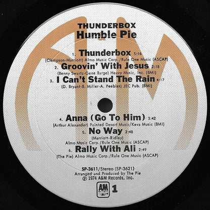 Humble Pie : Thunderbox (LP,Album)