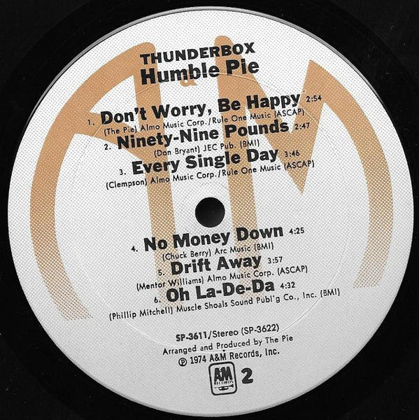 Humble Pie : Thunderbox (LP,Album)