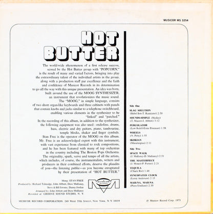 Hot Butter : More Hot Butter (LP,Album,Stereo)