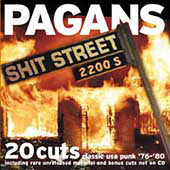 Pagans : Shit Street (LP,Compilation)