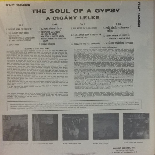 Szücs And His Magyar Cigányok : The Soul Of A Gypsy (LP,Stereo)