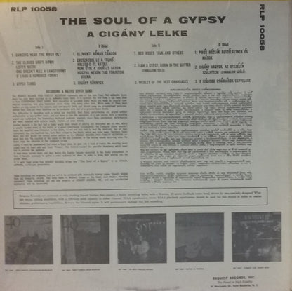 Szücs And His Magyar Cigányok : The Soul Of A Gypsy (LP,Stereo)