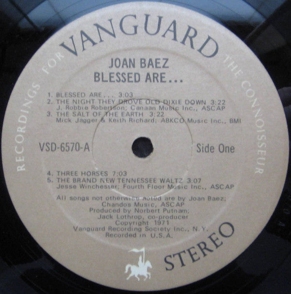 Joan Baez : Blessed Are... (LP)