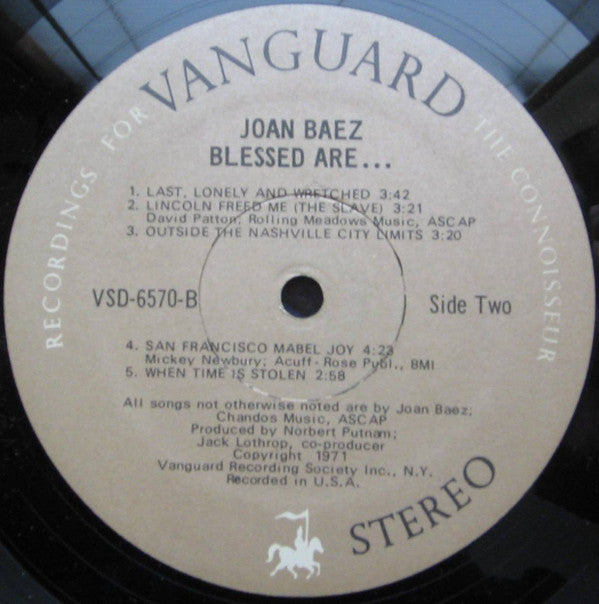 Joan Baez : Blessed Are... (LP)