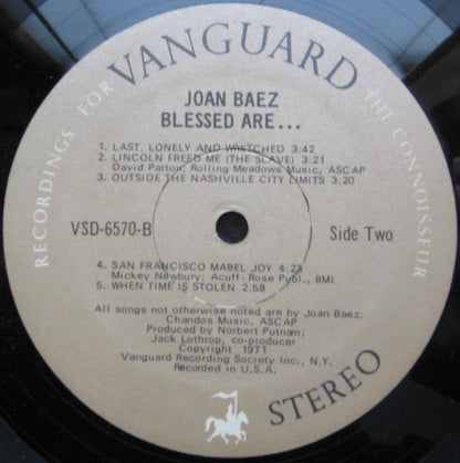 Joan Baez : Blessed Are... (LP)
