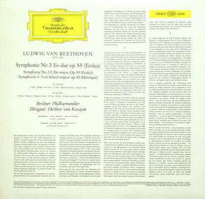 Ludwig van Beethoven, Berliner Philharmoniker ∙ Herbert von Karajan : »Eroica« (LP,Stereo,Repress)