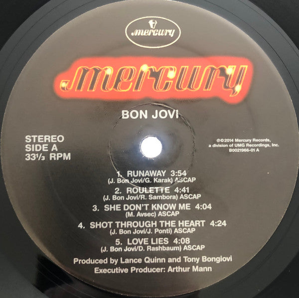 Bon Jovi : Bon Jovi (LP,Album,Reissue)