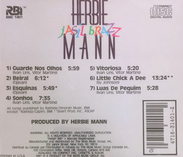 Herbie Mann : Jasil Brazz (Album)