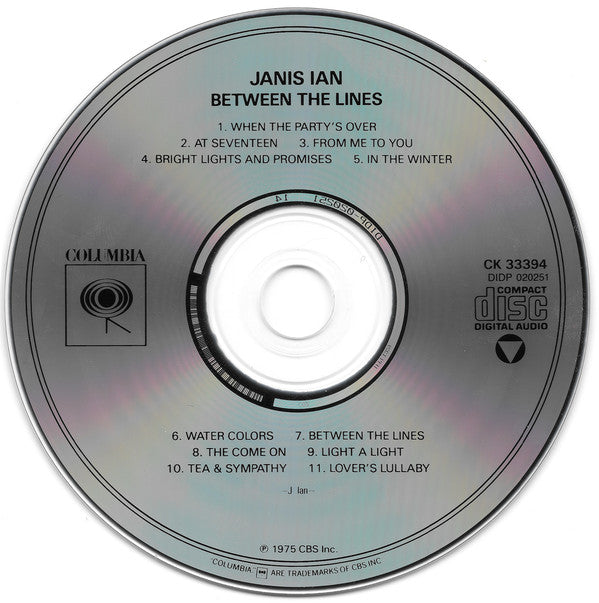 Janis Ian : Between The Lines (Album,Reissue,Repress)