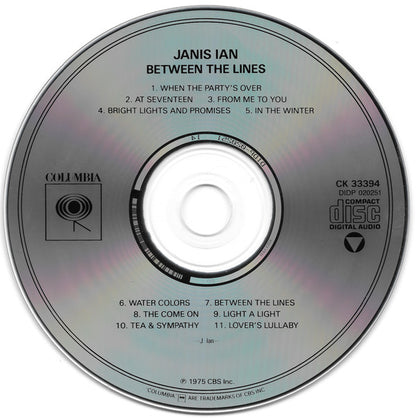 Janis Ian : Between The Lines (Album,Reissue,Repress)