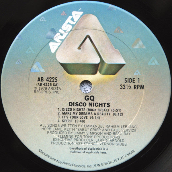 GQ : Disco Nights (LP,Album)