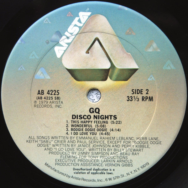 GQ : Disco Nights (LP,Album)