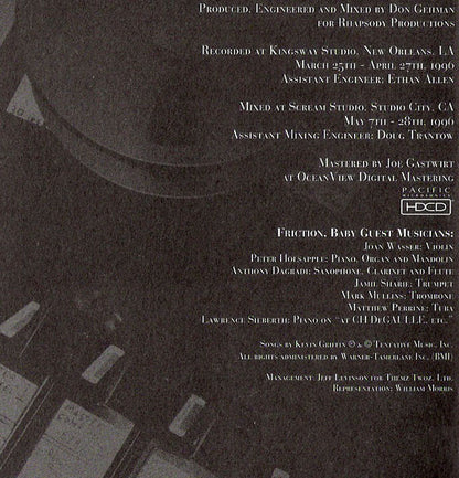 Better Than Ezra : Friction, Baby (HDCD,Album)