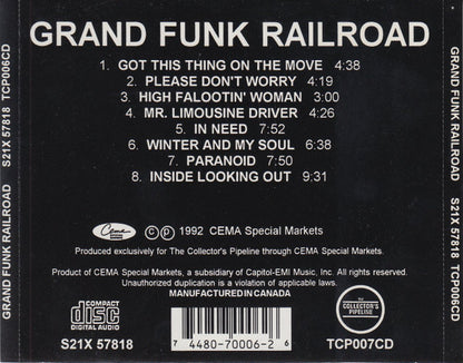 Grand Funk Railroad : Grand Funk (Album,Reissue,Stereo)