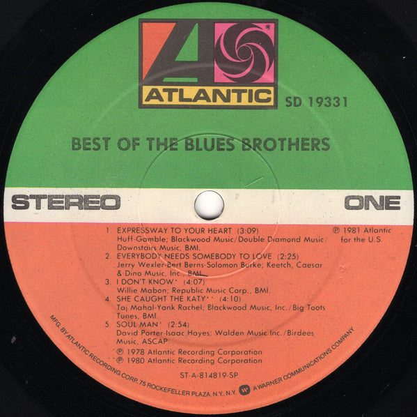 Blues Brothers, The : Best Of The Blues Brothers (LP,Compilation)