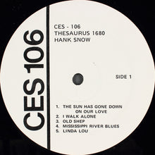 Hank Snow : Thesaurus 1680 (LP,Compilation)